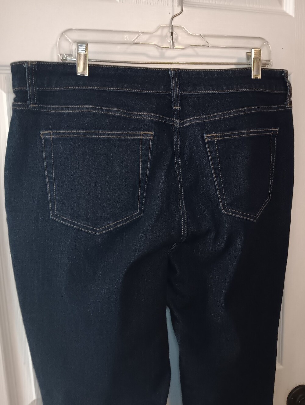 St. John's Bay Women's Secretly Slender Mid-Rise Straight Leg Jeans - Picture 5 of 8